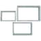 Ekena Millwork Rectangle, Open Back, Vintage Farmhouse Shadow Box Shelves, Barnwood Decor Collection, PK3 DECR18SBRTOBBU - alternate 1